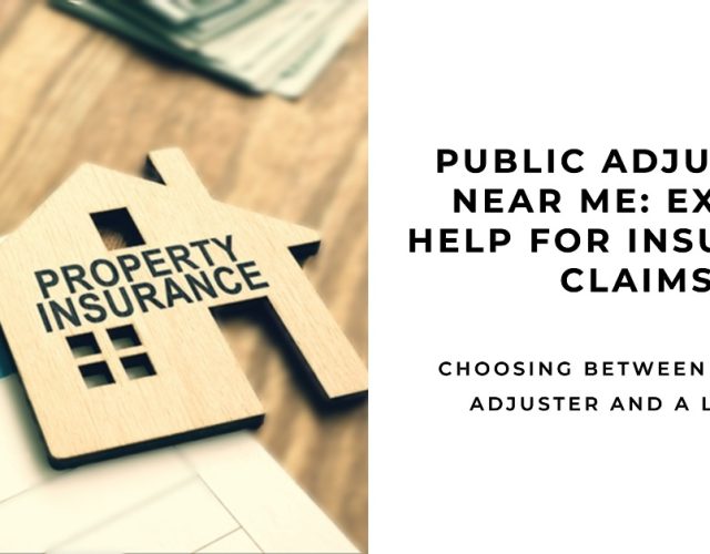 Public Adjusters Near Me: Expert Help for Insurance Claims
